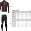 Lixada Men’s Cycling Jersey Go well with Wintertime Thermal Fleece Extensive Sleeve Mountain Bicycle Road Bicycle Shirt Padded Pants