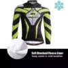 sponeed Men’s Cycling Jersey Full Sleeve Using Put on Extensive Sleeve T Shirts Trousers