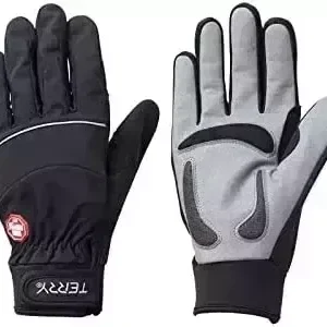 Terry Full Finger Windstopper Gloves, Women's Cycling Gel/Foam Padded Bike Mitts, Ergonomic Hand Relief