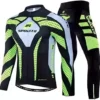 sponeed Men's Cycling Jersey Full Sleeve Riding Wear Long Sleeve T Shirts Pants