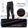 Santic Men’s Bicycle Pants Prolonged 4D Padded Cycling Tights Trousers Bicycle Leggings Outside Riding