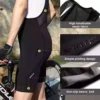 Santic Mens Biking Bib Shorts Padded Mens Padded Biking Shorts Cycle Bib Tights Breathable Light-weight