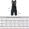 Santic Mens Biking Bib Shorts Padded Mens Padded Biking Shorts Cycle Bib Tights Breathable Light-weight