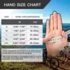 Souke Sporting activities Cycling Bicycle Gloves Padded 50 % Finger Bicycle Gloves Shock-Absorbing Anti-Slip Breathable MTB Road Biking Gloves for Males/Women