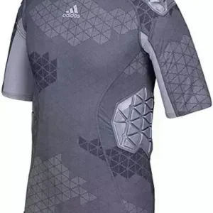 Adidas Techfit Ironskin Mens 5 Pad Short Sleeve Football Shirt