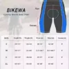 Bikewa Men’s Bike Shorts 3D Padded Biking Biking Underwear Street Using MTB Biker Bicycle UPF 50+ Shorts Zipper Pockets