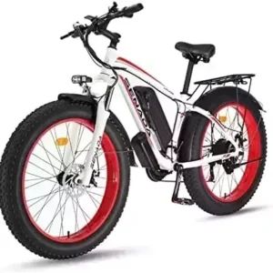 SENADA Fat Tire Electric Bike for Adults 26" x 4" Beach Snow Ebikes for Adults, 1000W Motor 48V 17.5Ah 30MPH Adult Electric Bike Long Range 40-65 Miles, E-Bicycle with 21-Speed UL Certified