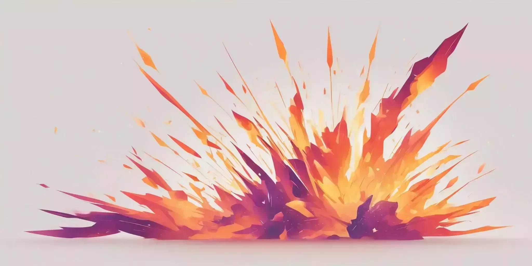 spark in illustration style with gradients and white background