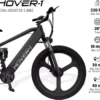 Great Hover-1 Instinct Electric Bike with 350W Motor, 15 mph Max Speed, 26” Tires, and 40 Miles of Range E-Bike, Black, Medium  Sports & Outdoors